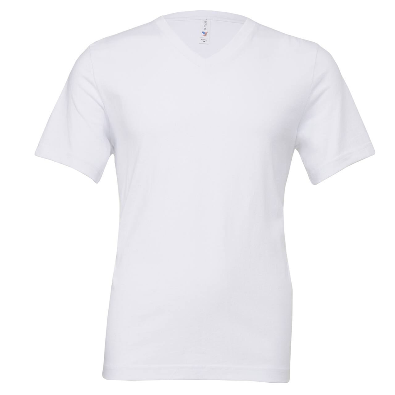 BELLA+CANVAS® Short Sleeve V-Neck Adult Unisex Cotton Jersey T-Shirt